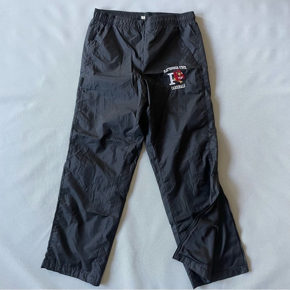 Boathouse Sports Plattsburgh State Cardinals Black Athletic Nylon Y2K Pants M
